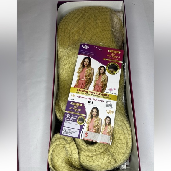 It’s A Wig! Frontal 360 Lace Adira Wig - Color 613 - Deep Lace, Natural Hairline - Picture 4 of 7